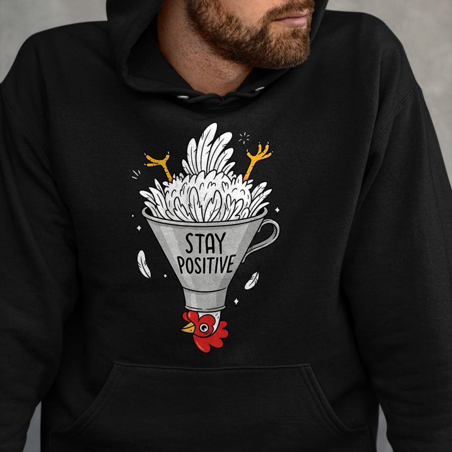 Best Farmer Life Shirt, Funny Farmer UnisexT-Shirt/Hoodie/Sweatshirt HLT00 - Stay Positive Silly Upside-Down Funny Chicken Farmers T-Shirt
