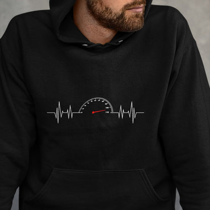 Best Mechanic Life Shirt, Funny Mechanic UnisexT-Shirt/Hoodie/Sweatshirt HLT00 - Car Speedometer Heartbeat - Car Guy Auto Mechanic T-Shirt