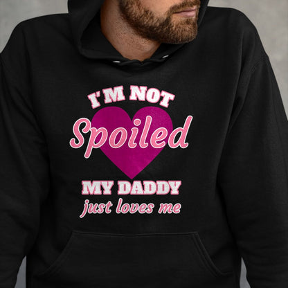 Best Wife Shirt, Wife and Husband Unisex T-Shirt/Hoodie/Sweatshirt HLT00 - Girls I'm Not Spoiled My Daddy Just Loves Me Funny Daughter Premium T-Shirt