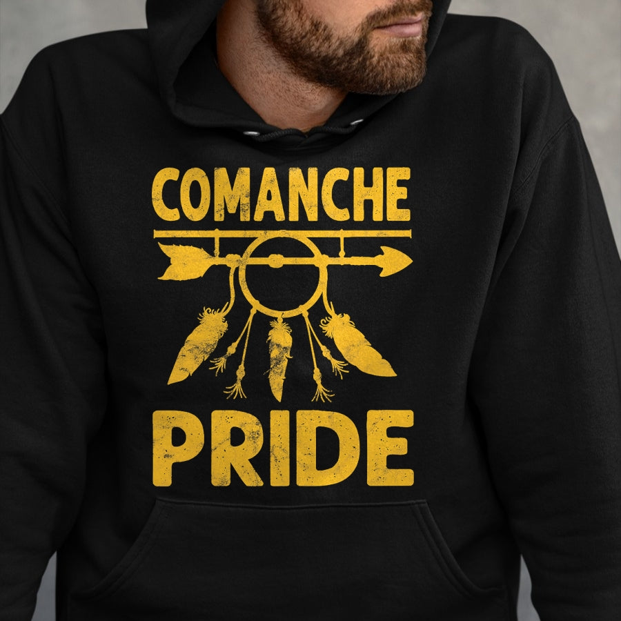 Native American T-Shirts, Vintage Native American Unisex T-Shirt/Hoodie/Sweatshirt HLT00 - comanche Pride Native American vintage Gift Men Women