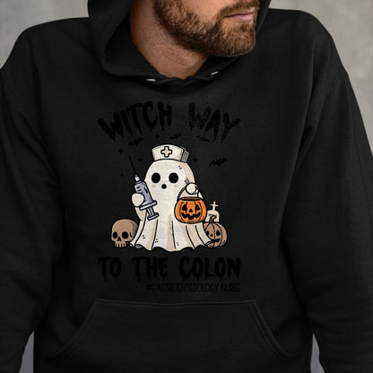 Best Doctor Shirt, Funny Doctor UnisexT-Shirt/Hoodie/Sweatshirt HLT00 - Gastroenterology Nurse Halloween Endo Nurse Ghost Endoscopy T-Shirt