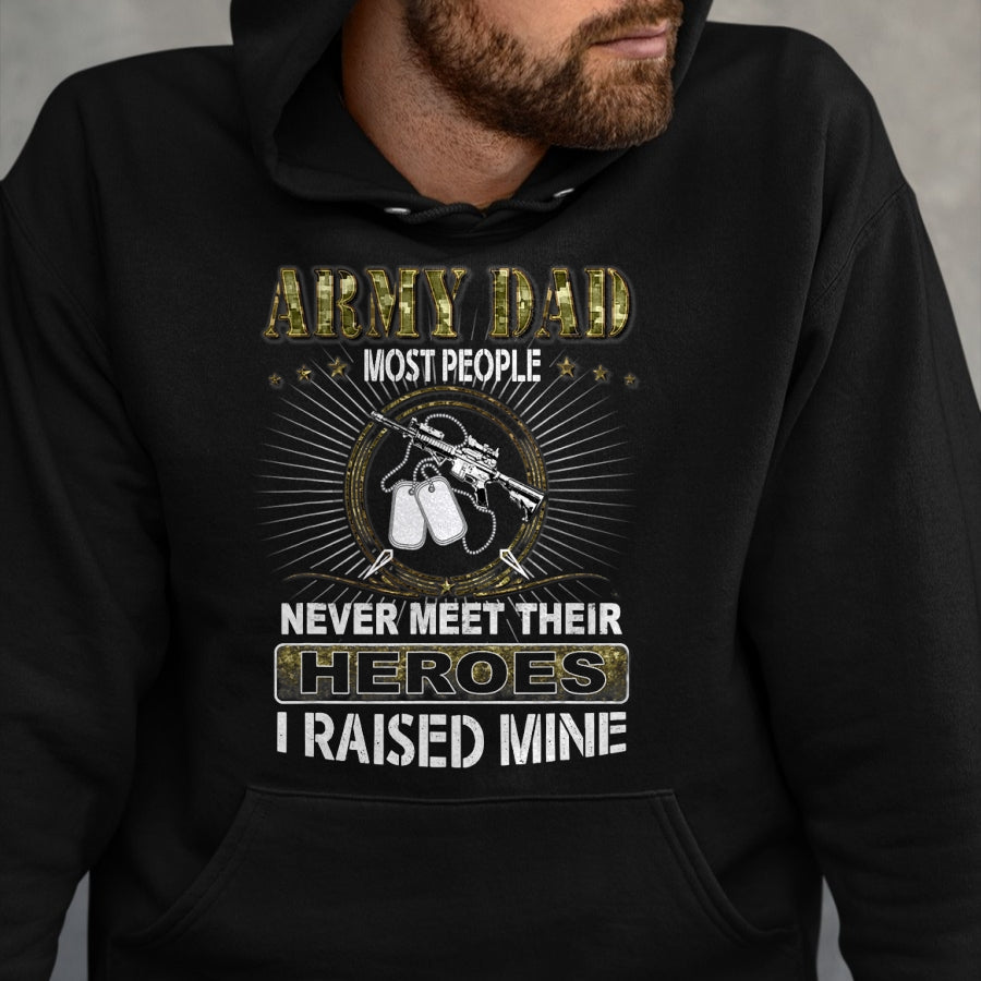 Gift for Dad Shirt, Funny Dad Unisex T-Shirt/Hoodie/Sweatshirt HLT00 – FAMILY 365 Fathers Day Army Dad Men Gift T-Shirt