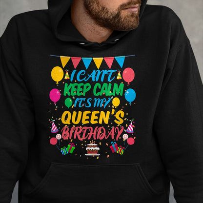 Best Wife Shirt, Wife and Husband Unisex T-Shirt/Hoodie/Sweatshirt HLT00 - I Can't Keep Calm It's My Queen Birthday husband wife T-Shirt