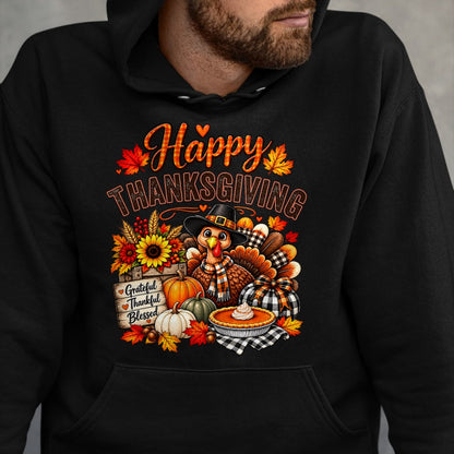 Best Thanksgiving Family Shirt , Funny Thanksgiving UnisexT-Shirt/Hoodie/Sweatshirt HLT00 - Happy Thanksgiving Funny Turkey Family Dinner Thanksgiving T-Shirt (2)