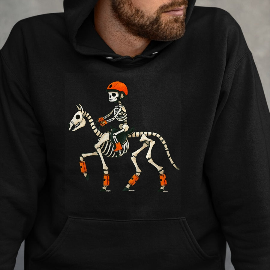 Best Horse Lover Shirt , Funny Horse UnisexT-Shirt/Hoodie/Sweatshirt HLT00 - Skeleton Horse Riding Halloween Costume Funny Boys Girl Kids T-Shirt