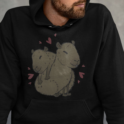 Cute Capybara Shirt, Funny Capybara Unisex T-Shirt/Hoodie/Sweatshirt HLT00 - Cute Capybara Long Sleeve T-Shirt