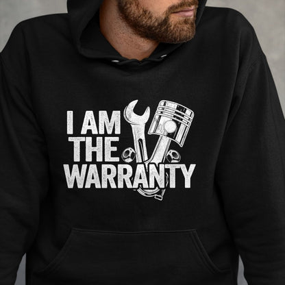 Best Mechanic Life Shirt, Funny Mechanic UnisexT-Shirt/Hoodie/Sweatshirt HLT00 - I Am The Warranty Race Car Parts Repair Guy Funny Mechanic T-Shirt Small