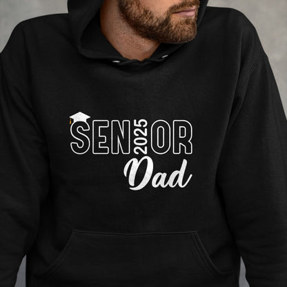 Gift for Dad Shirt, Funny Dad Unisex T-Shirt/Hoodie/Sweatshirt HLT00 – Proud Senior Dad 2025 Senior 2025 Dad Class Of 2025 Father T-Shirt