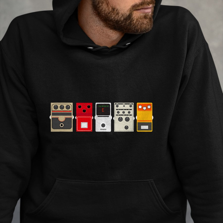 Guitar Lover Shirt, Funny Guitar UnisexT-Shirt/Hoodie/Sweatshirt HLT00 - Guitar Effects PedalStomp Box Rock T Shirt T-Shirt