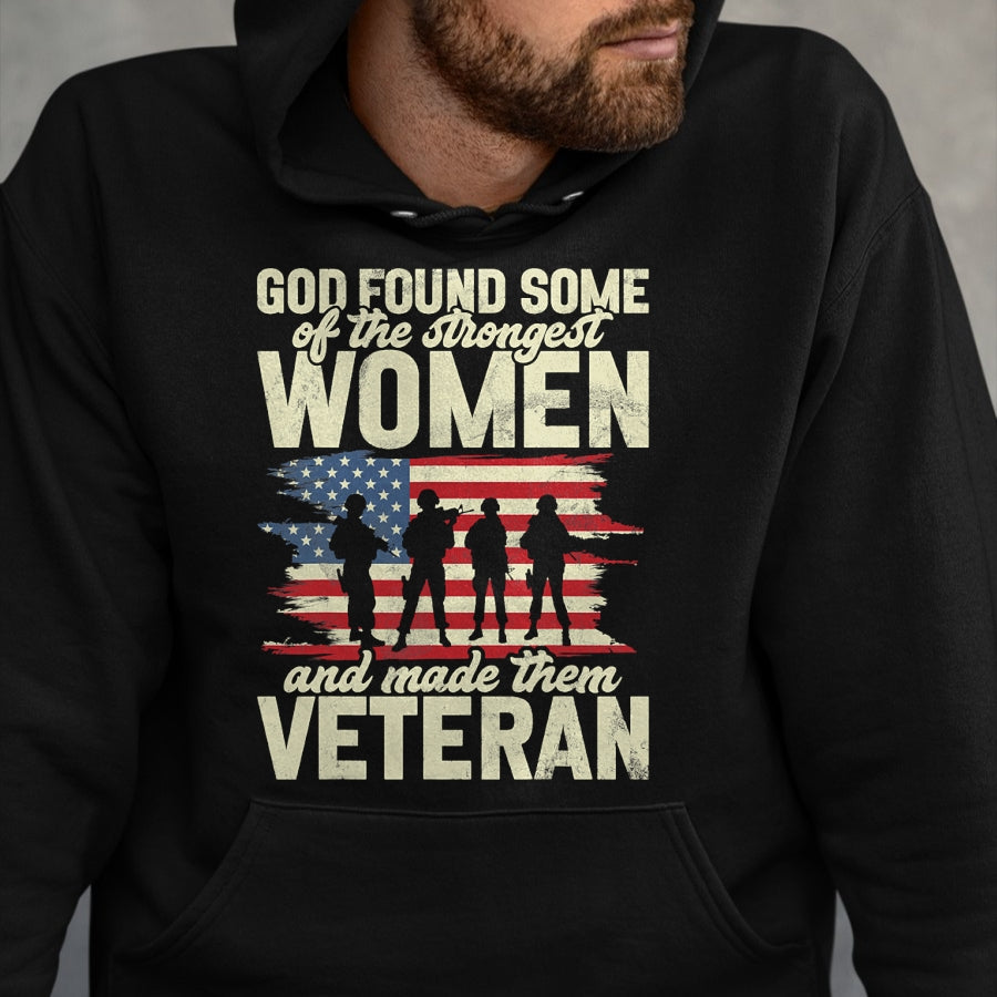 Proud Veteran Shirt, Funny Veteran UnisexT-Shirt/Hoodie/Sweatshirt HLT00 - Female Veteran Veteran_s Day Women Veteran Soldier Patriotic T-Shirt