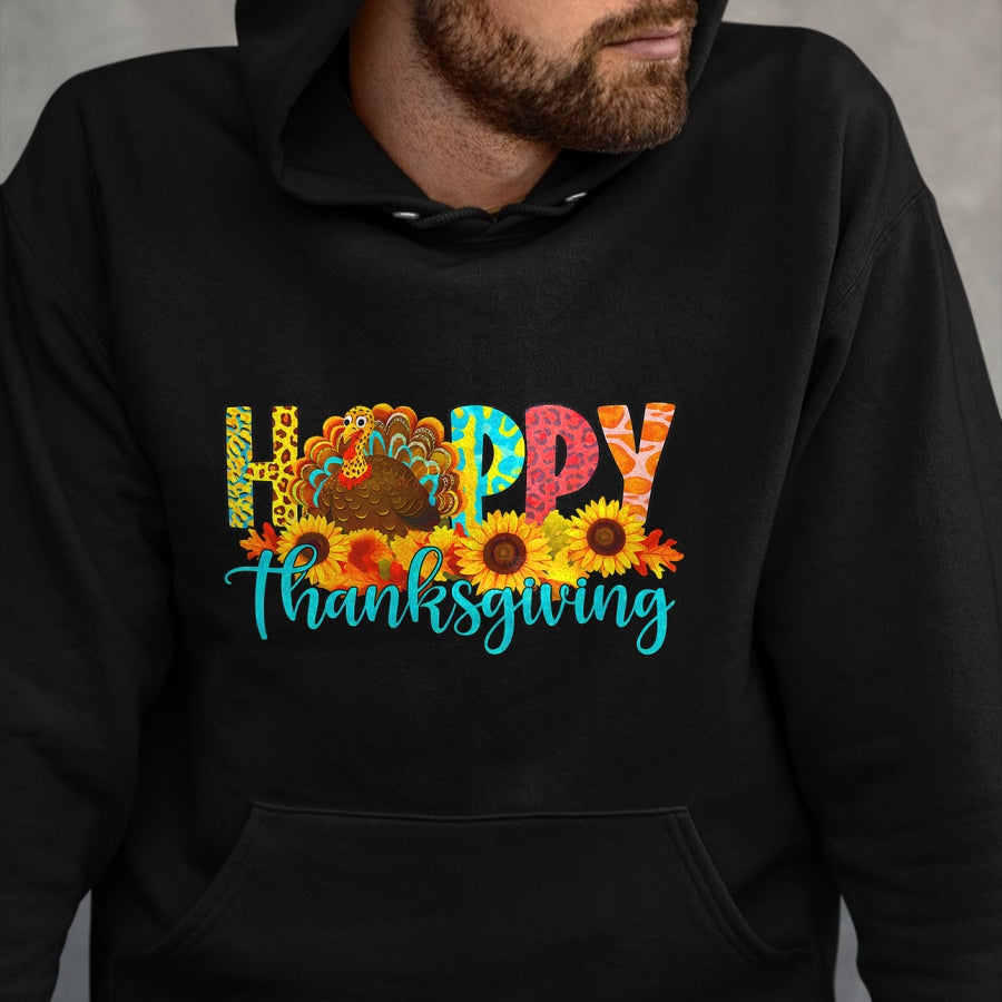 Best Thanksgiving Family Shirt , Funny Thanksgiving UnisexT-Shirt/Hoodie/Sweatshirt HLT00 - happy thanksgiving for turkey day family dinner sunflower T-Shirt