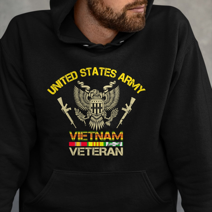 Proud Veteran Shirt, Funny Veteran UnisexT-Shirt/Hoodie/Sweatshirt HLT00 - U.S Army Vietnam Veteran T Shirt Vietnam War Veterans Day T-Shirt