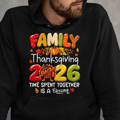 Best Thanksgiving Family Shirt , Funny Thanksgiving UnisexT-Shirt/Hoodie/Sweatshirt HLT00 - Family Thanksgiving 2026 Thanksgiving Crew Turkey Matching T-Shirt