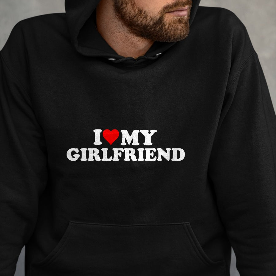 Best Wife Shirt, Wife and Husband Unisex T-Shirt/Hoodie/Sweatshirt HLT00 - I Love My Hot Girlfriend I Heart My Hot Girlfriend GF T-Shirt (2)