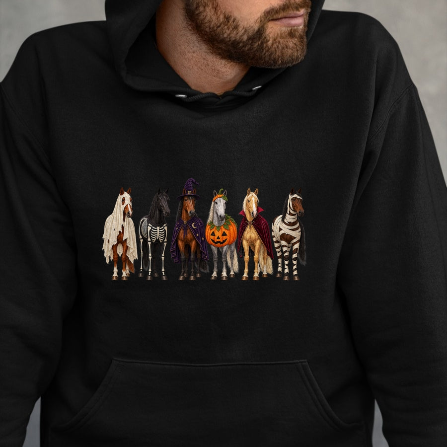 Best Horse Lover Shirt , Funny Horse UnisexT-Shirt/Hoodie/Sweatshirt HLT00 - Horse Lover Halloween Costumes Ghost Pumpkin Skeleton T-Shirt
