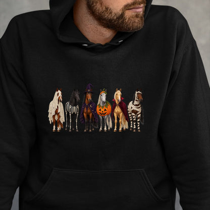 Best Horse Lover Shirt , Funny Horse UnisexT-Shirt/Hoodie/Sweatshirt HLT00 - Horse Lover Halloween Costumes Ghost Pumpkin Skeleton T-Shirt