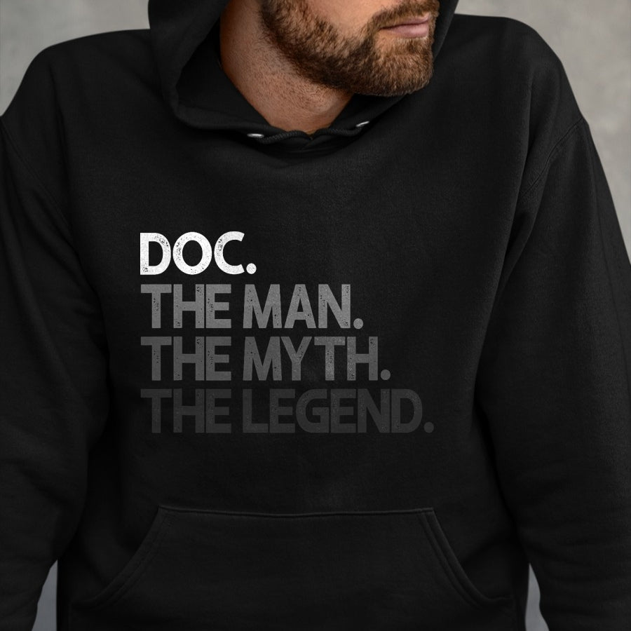 Best Doctor Shirt, Funny Doctor UnisexT-Shirt/Hoodie/Sweatshirt HLT00 - Doc Doctor The Man Myth Legend Gift T-Shirt