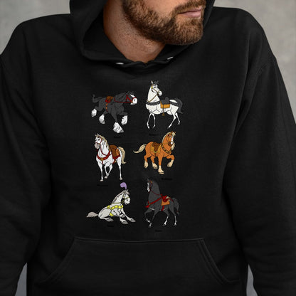 Best Horse Lover Shirt , Funny Horse UnisexT-Shirt/Hoodie/Sweatshirt HLT00 - Disney Princess Horses T-Shirt