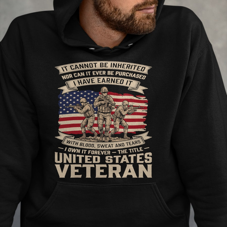 Proud Veteran Shirt, Funny Veteran UnisexT-Shirt/Hoodie/Sweatshirt HLT00 - Proud US Veteran Patriotic American Veterans Day T-Shirt