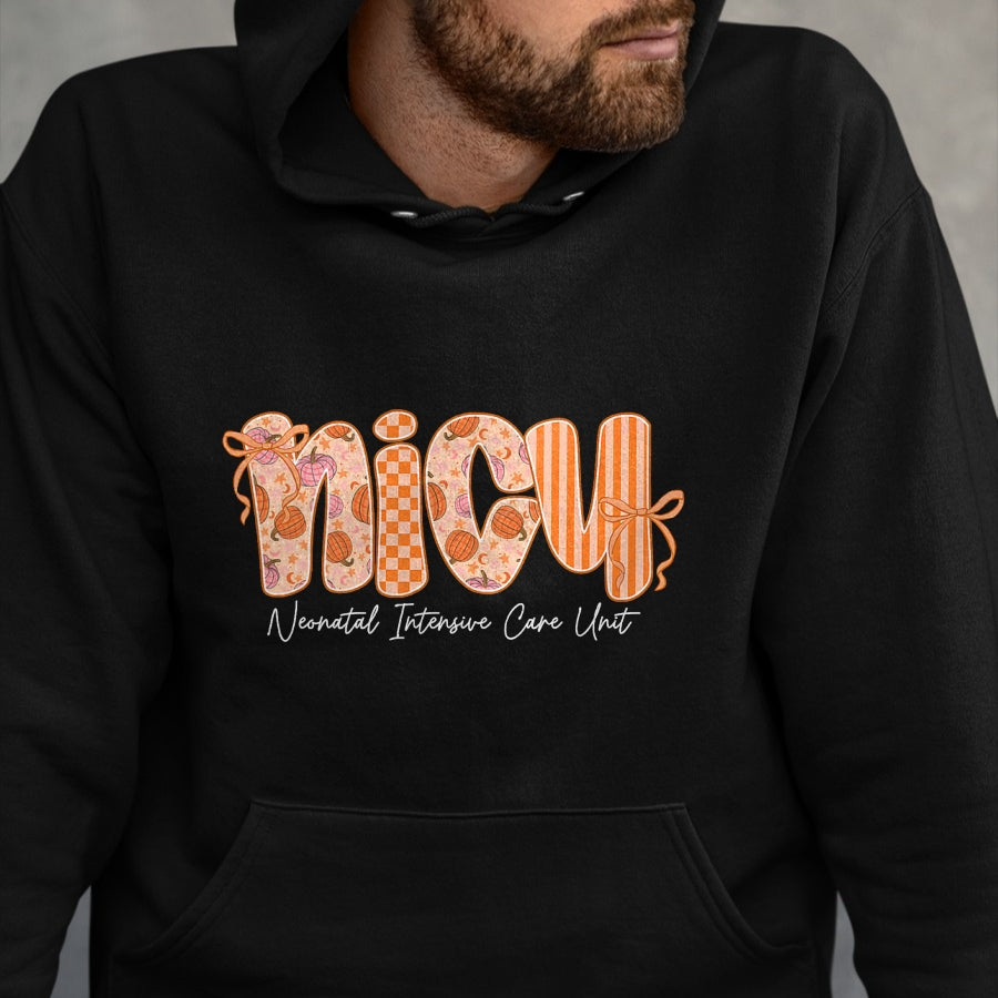 Best Thanksgiving Family Shirt , Funny Thanksgiving UnisexT-Shirt/Hoodie/Sweatshirt HLT00 - Nicu Nurse Cutest Pumpkin Fall Thanksgiving Nursing T-Shirt