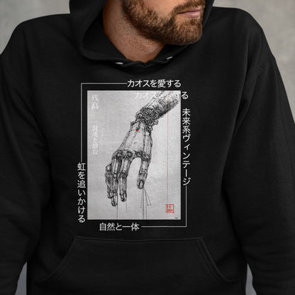 Best Mechanic Life Shirt, Funny Mechanic UnisexT-Shirt/Hoodie/Sweatshirt HLT00 - Futuristic Cyberpunk Hand - Japanese Streetwear Aesthetic T-Shirt