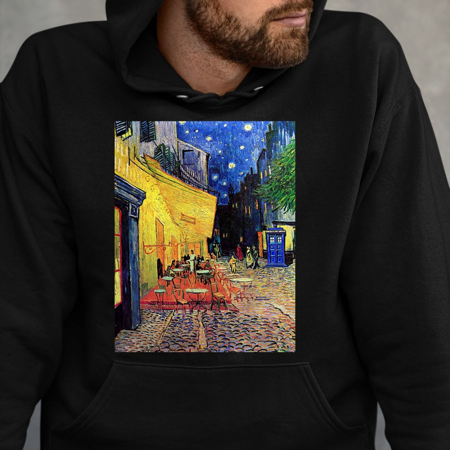 Best Doctor Shirt, Funny Doctor UnisexT-Shirt/Hoodie/Sweatshirt HLT00 - Cafe Terrace at Night Doctor Visit T-Shirt