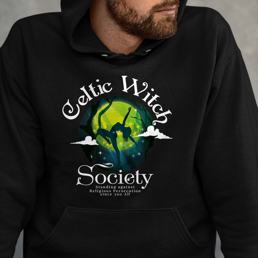 Gift for Dad Shirt, Funny Dad Unisex T-Shirt/Hoodie/Sweatshirt HLT00 – Celtic Witch Society Quote Since 300 aD T-Shirt
