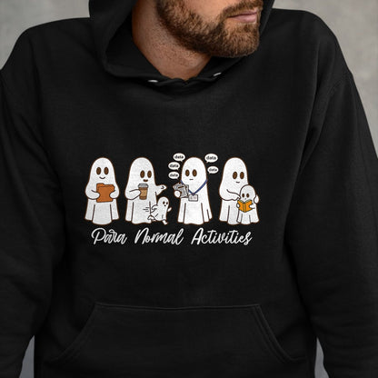 Best Teacher Shirt, Funny Teacher UnisexT-Shirt/Hoodie/Sweatshirt HLT00 - para Normal Activities SPED Teachers Ghost Fall Halloween T-Shirt (1)