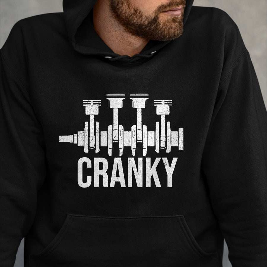 Best Mechanic Life Shirt, Funny Mechanic UnisexT-Shirt/Hoodie/Sweatshirt HLT00 - Cranky Car Engine Crankshaft Cars Lover Mechanics Father Day T-Shirt