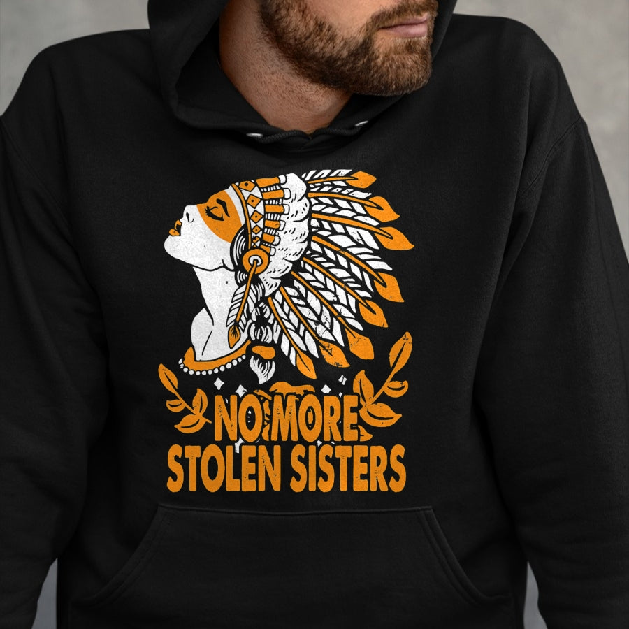 Native American T-Shirts, Vintage Native American Unisex T-Shirt/Hoodie/Sweatshirt HLT00 - Native American No More Stolen Sisters MMIW