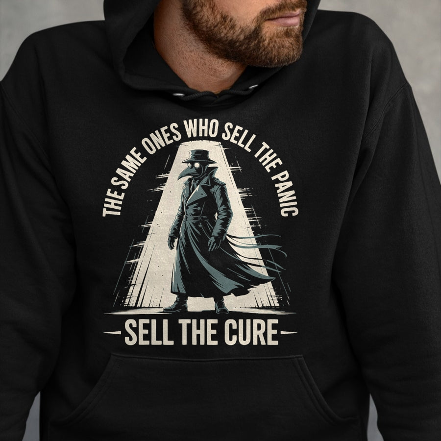 Best Doctor Shirt, Funny Doctor UnisexT-Shirt/Hoodie/Sweatshirt HLT00 - Plague Doctor Sell The Panic T-Shirt