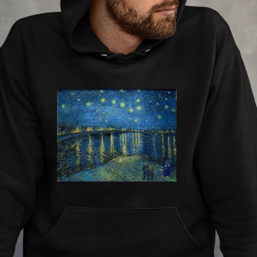 Best Doctor Shirt, Funny Doctor UnisexT-Shirt/Hoodie/Sweatshirt HLT00 - Starry Night Over the Rhone Doctor Visit T-Shirt