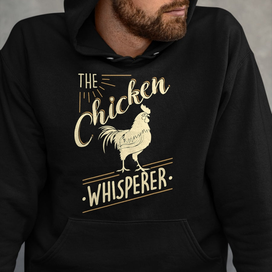 Best Farmer Life Shirt, Funny Farmer UnisexT-Shirt/Hoodie/Sweatshirt HLT00 - The Chicken Whisperer Funny Chicken Lover Farming T-Shirt T-Shirt