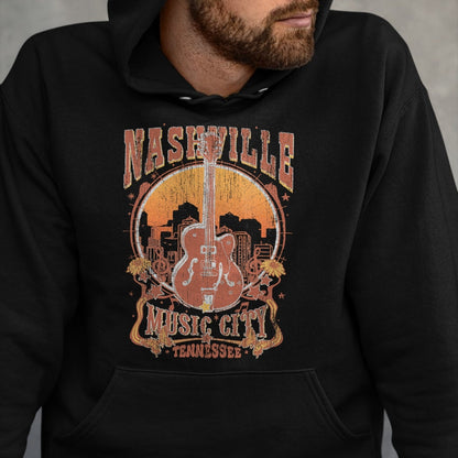 Guitar Lover Shirt, Funny Guitar UnisexT-Shirt/Hoodie/Sweatshirt HLT00 - Nashville Tennessee Guitar Country Music City Guitarist Gift T-Shirt