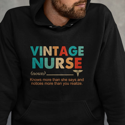 Funny Nurse Shirt, Nurse Unisex T-Shirt/Hoodie/Sweatshirt HLT00 - Vintage nurse T-Shirt