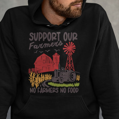 Best Farmer Life Shirt, Funny Farmer UnisexT-Shirt/Hoodie/Sweatshirt HLT00 - Support Our Farmer No Farmers No Food T-Shirt