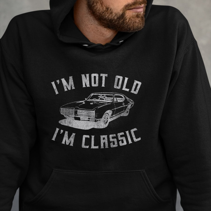 Best Wife Shirt, Wife and Husband Unisex T-Shirt/Hoodie/Sweatshirt HLT00 - I'm Not Old I'm Classic Funny Car Graphic - Mens & Womens Short Sleeve T-Shirt