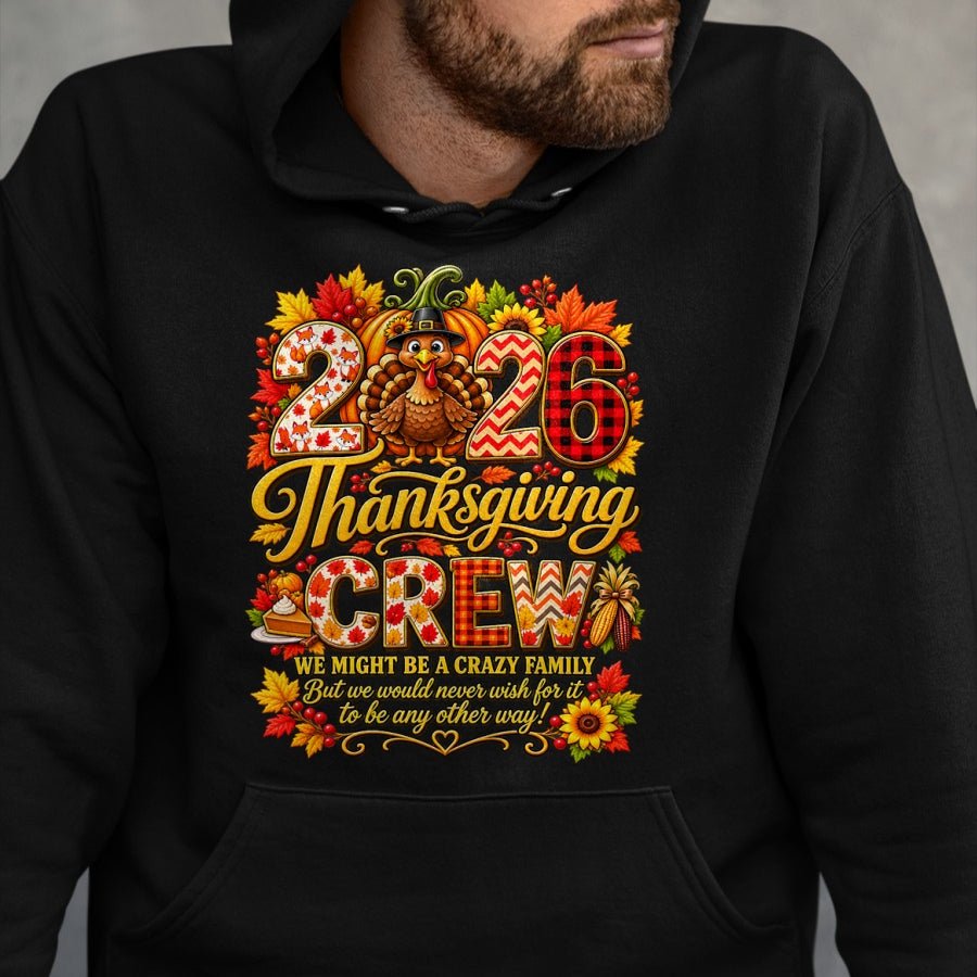 Best Thanksgiving Family Shirt , Funny Thanksgiving UnisexT-Shirt/Hoodie/Sweatshirt HLT00 - Family Thanksgiving 2026 Thanksgiving Crew Turkey Matching T-Shirt (5)