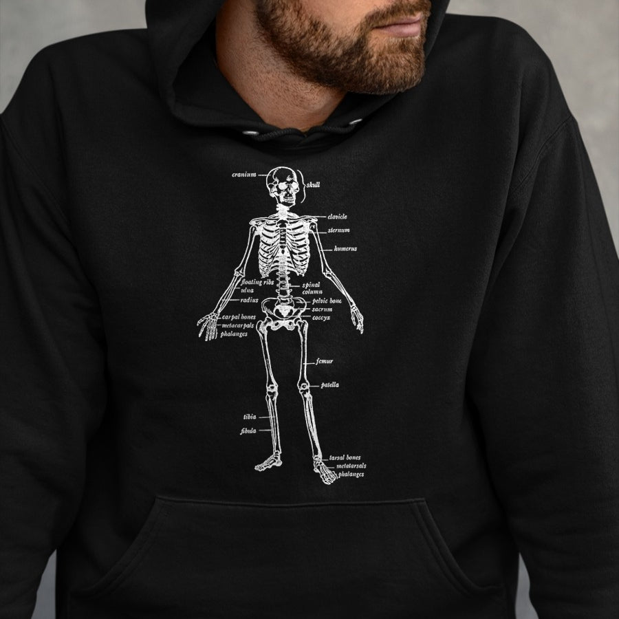 Best Doctor Shirt, Funny Doctor UnisexT-Shirt/Hoodie/Sweatshirt HLT00 - Skeleton Skeletal System Anatomy Names of Bones T-Shirt