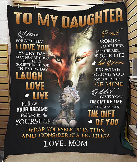 To My Daughter Blanket - From Dad (SKUB07-113) FULL