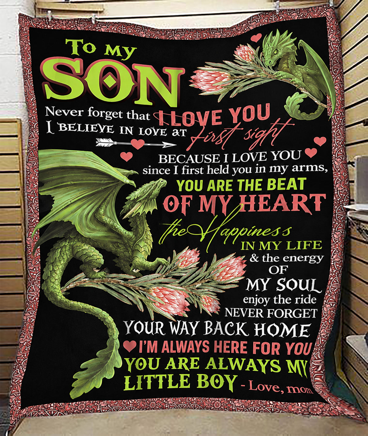 Blanket Gift for Your Daughter – From Mom (SKU2609-187)