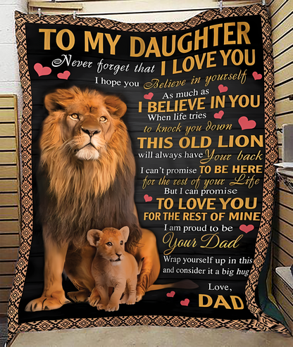 Special Gift For Your Daughter Blanket - From Dad (SKUB11-130)