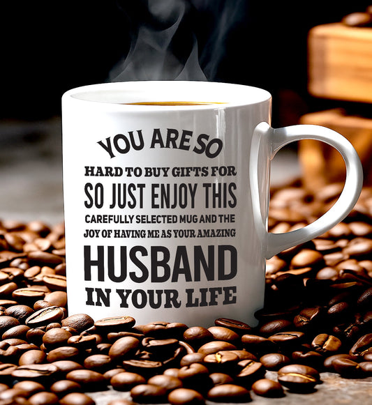 FUNNY MUG FOR YOUR WIFE - PERFECT GIFT FOR VALENTINE'S DAY - GIFT FROM HUSBAND CCDI00 (SKU12-327)