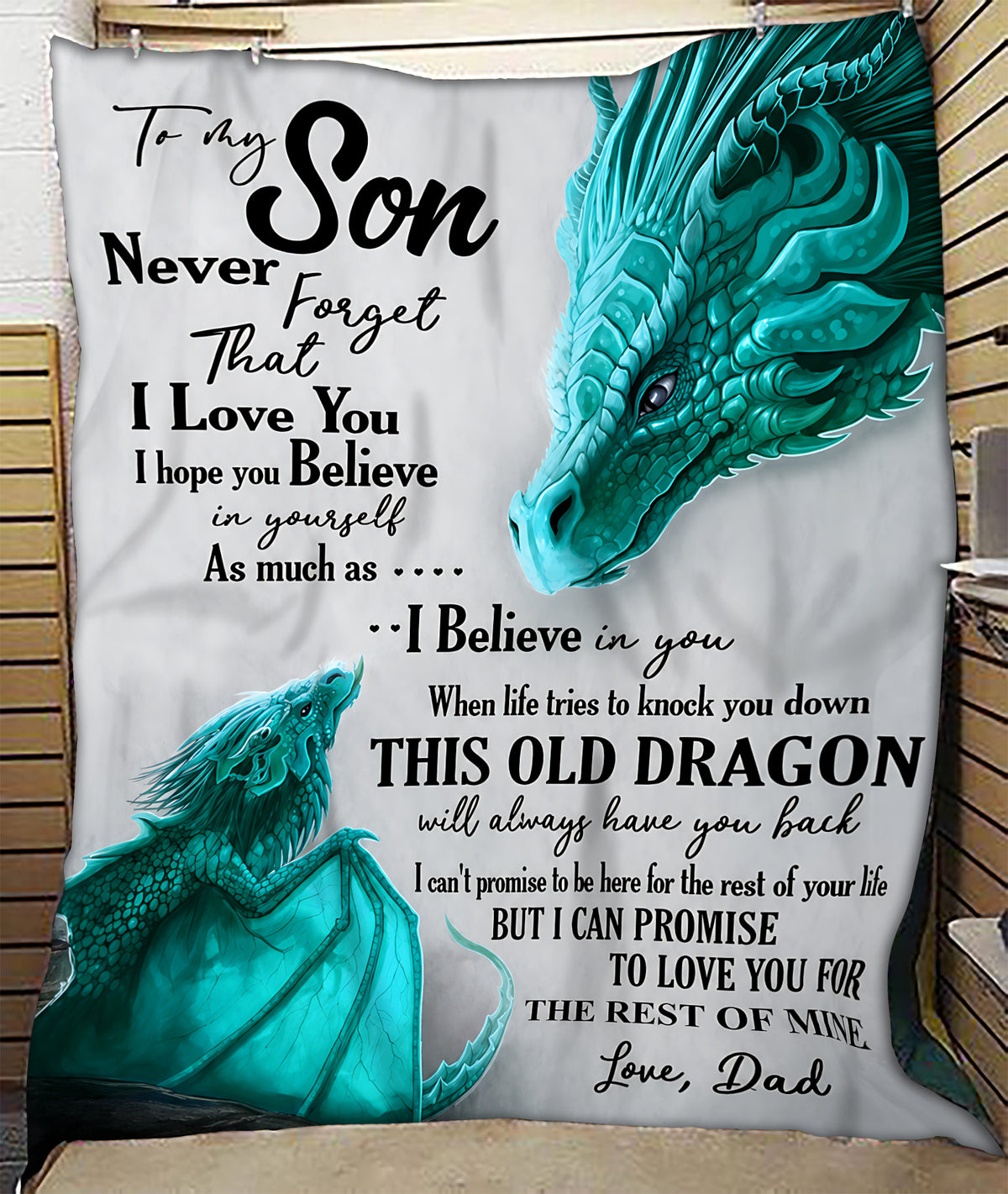Special Gift For Your Son Blanket - From Dad (SKU2605-165)