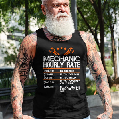 Best Mechanic Life Shirt, Funny Mechanic UnisexT-Shirt/Hoodie/Sweatshirt HLT00 - Funny Mechanic Hourly Rate Auto Car Mechanic Labor Rates T-Shirt