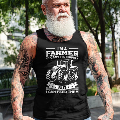 Best Farmer Life Shirt, Funny Farmer UnisexT-Shirt/Hoodie/Sweatshirt HLT00 - Funny Farming Tractor I'm A Farmer I Feed People T-Shirt
