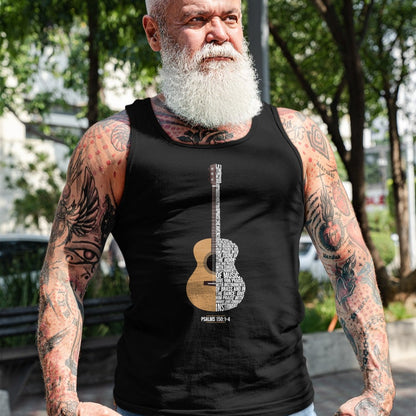 Guitar Lover Shirt, Funny Guitar UnisexT-Shirt/Hoodie/Sweatshirt HLT00 - Praise Him with The Strings Psalm 150 Acoustic Guitar Player T-Shirt