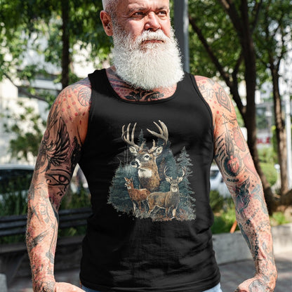 Funny Hunting Shirt, Gift For Hunting Lover Unisex T-Shirt/Hoodie/Sweatshirt HLT00 - Vintage Deer 90s Graphic Style Hunter Deer Faded Nature T-Shirt