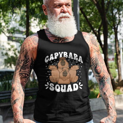 Cute Capybara Shirt, Funny Capybara Unisex T-Shirt/Hoodie/Sweatshirt HLT00 - Capybara Themed Party Capybara Squad T-Shirt