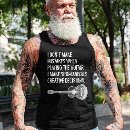 Guitar Lover Shirt, Funny Guitar UnisexT-Shirt/Hoodie/Sweatshirt HLT00 - Guitar Spontaneous Creative Decisions Acoustic Classical T-Shirt